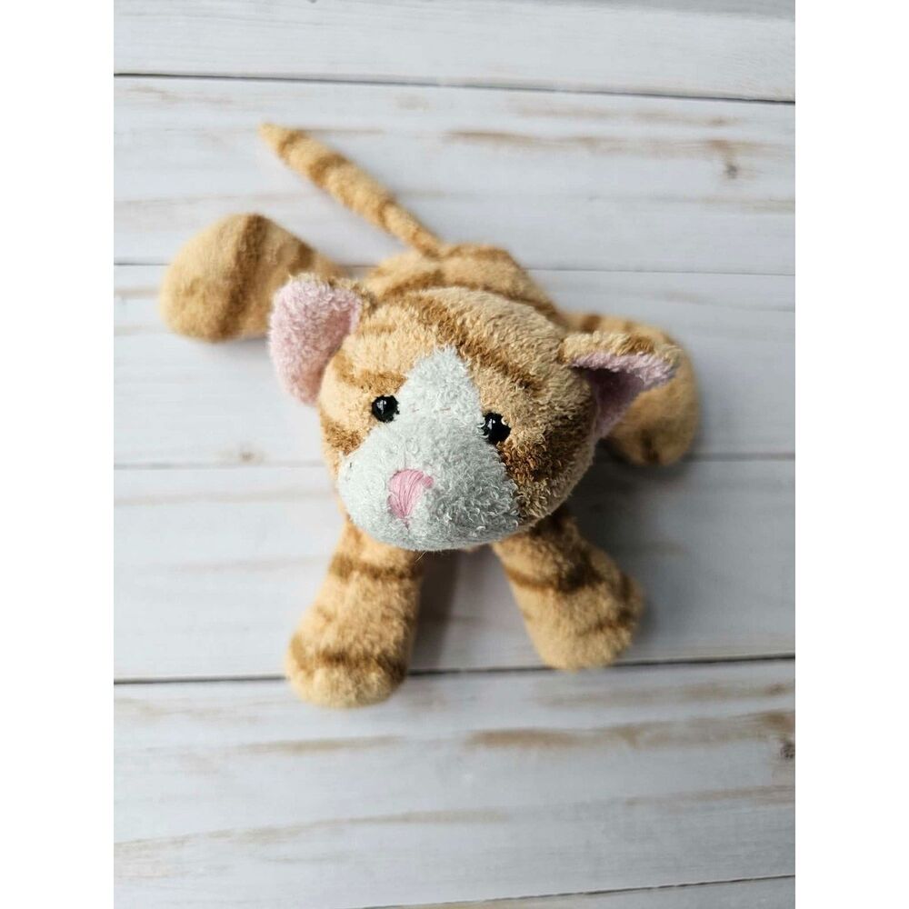 Vintage Russ Berrie Luv Pets Orange Tabby Cat Plush Stuffed Animal